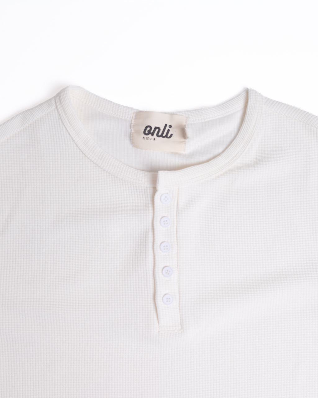 Onli Ribbed Thermal - Blanc