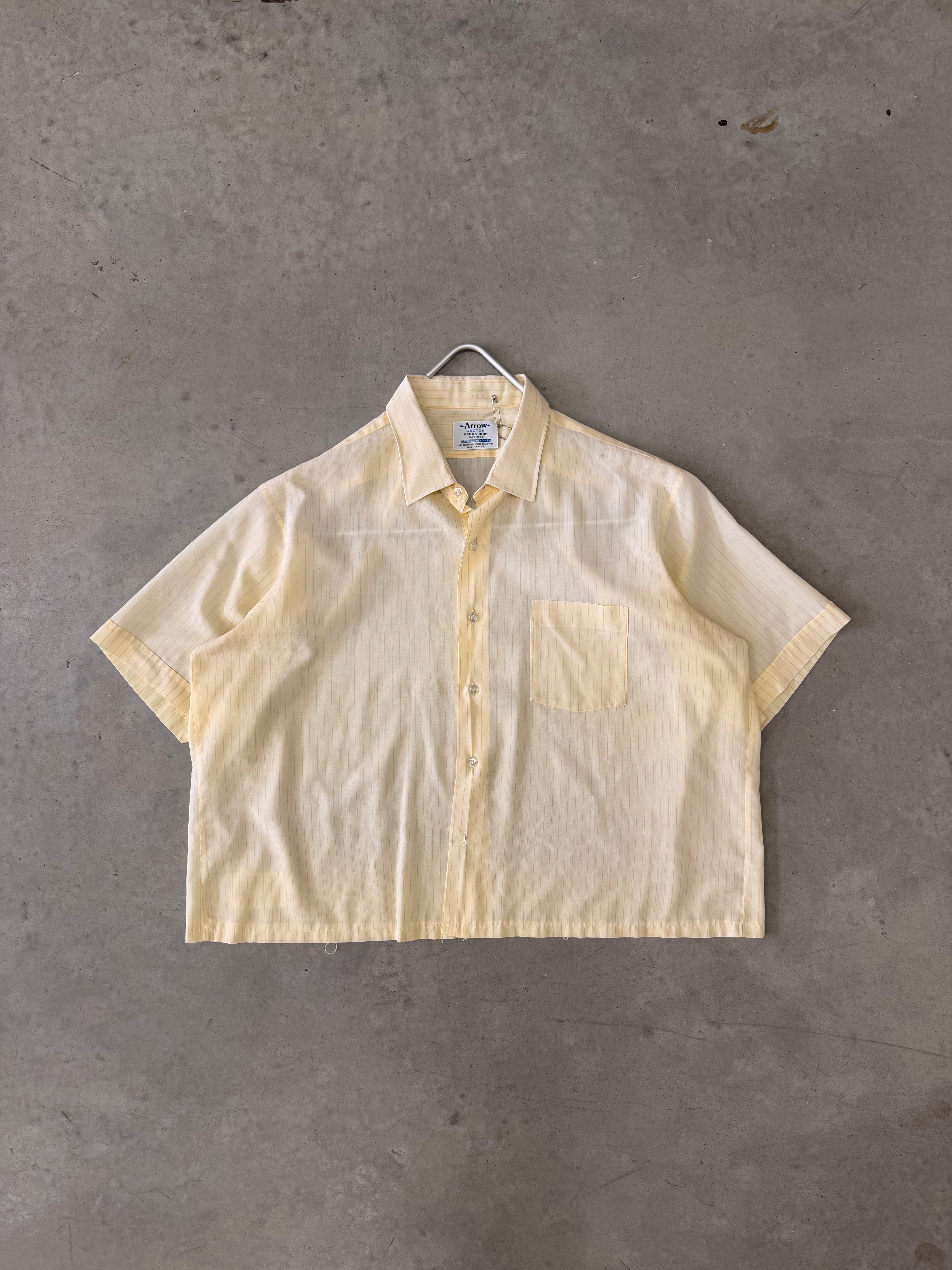 ONLI VINTAGE - 1960s Boxy Pinstripe Button-up