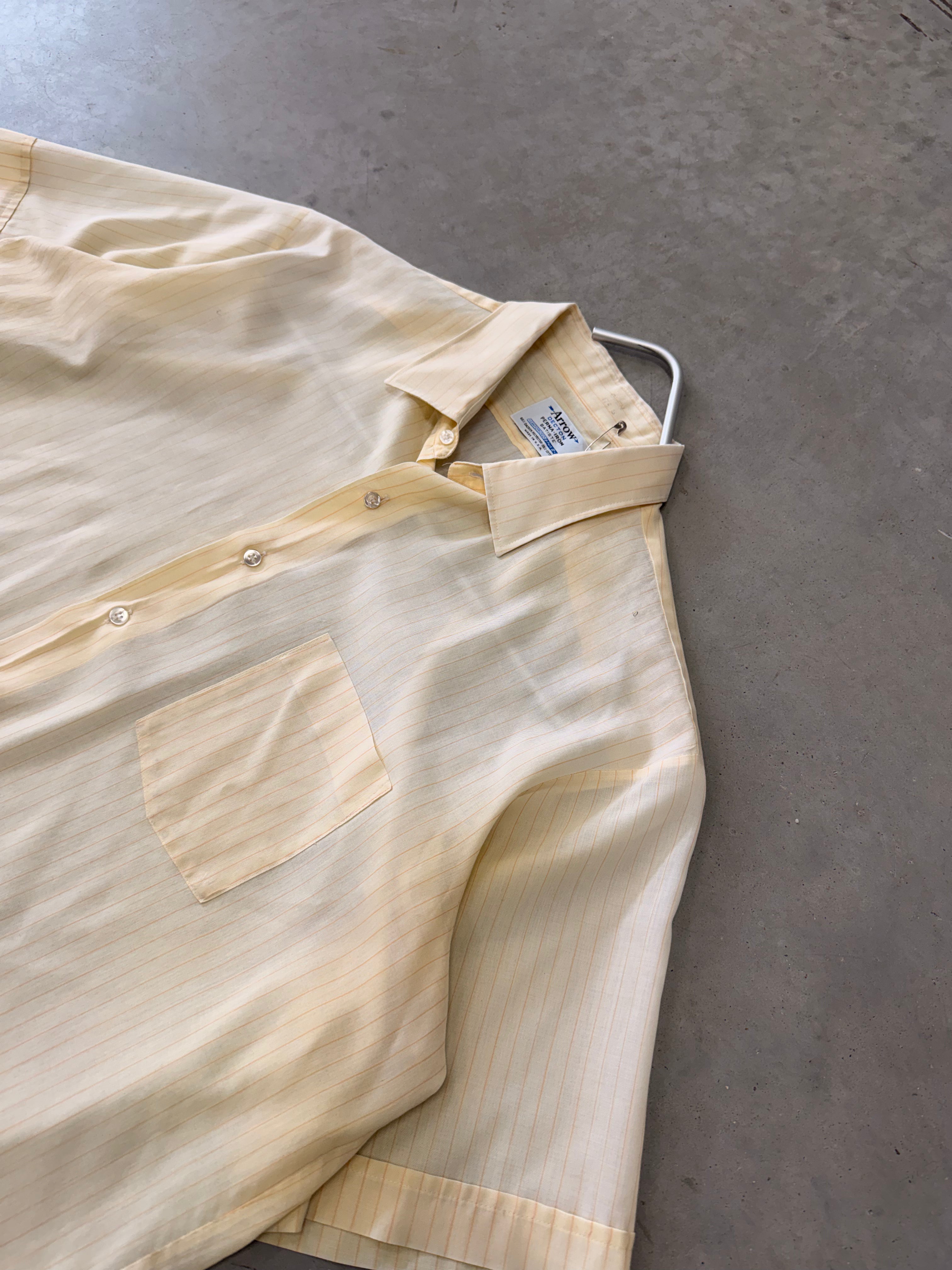 ONLI VINTAGE - 1960s Boxy Pinstripe Button-up